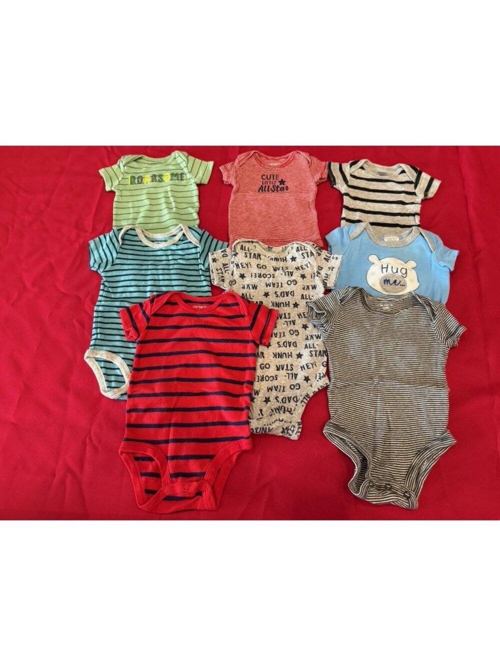 Baby Boy Clothing Bundle Set 8 Pieces 0-3 Months
